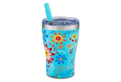Ποτήρι Θερμός Nava We Care 400ml Cyan Floral