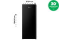 Hisense RR220D4BBE Ψυγείο Μονόπορτο
