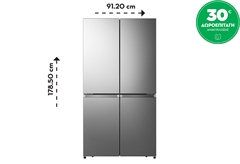 Hisense RQ758N4SBSE Ψυγείο Ντουλάπα