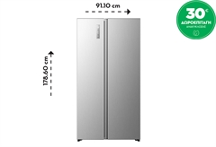 Hisense RS3P558NEIE Ψυγείο Ντουλάπα