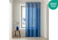 Κουρτίνα Zakartex 270x140cm Sky Blue με Τρουκς