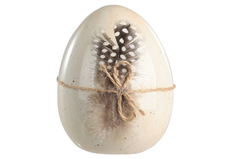 Διακοσμητική Φιγούρα Eglo Living Sendayan 11.7cm Κρεμ
