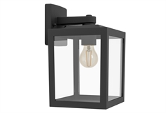 Φανάρι Απλίκα Eglo Lighting Olgiata-E Κάτω Δέσμη Μαύρο E27