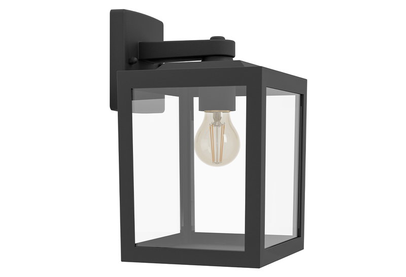 Φανάρι Απλίκα Eglo Lighting Olgiata-E Κάτω Δέσμη Μαύρο E27