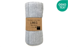 Ριχτάρι Ionion Lines 180x150cm Γκρι
