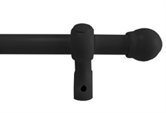 Κουρτινόξυλο Central Home Amalfi Φ28mm 160cm Ματ Μαύρο