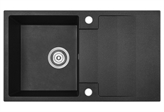 Σετ Νεροχύτης Paxton με Μπαταρία 76x44cm Μαύρο