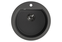 Σετ Νεροχύτης Paxton με Μπαταρία Φ51cm Μαύρο