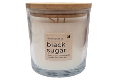 Αρωματικό Κερί Black Sugar 10x10cm σε Βάζο με Καπάκι