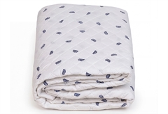 Κουβερλί Διπλό Zakartex Blue Stick 230x220cm