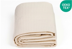 Κουβέρτα Πικέ Διπλή Zakartex Ecru 240x220cm