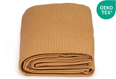 Κουβέρτα Πικέ Διπλή Zakartex Biscuit 240x220cm