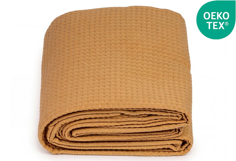 Κουβέρτα Πικέ Διπλή Zakartex Biscuit 240x220cm