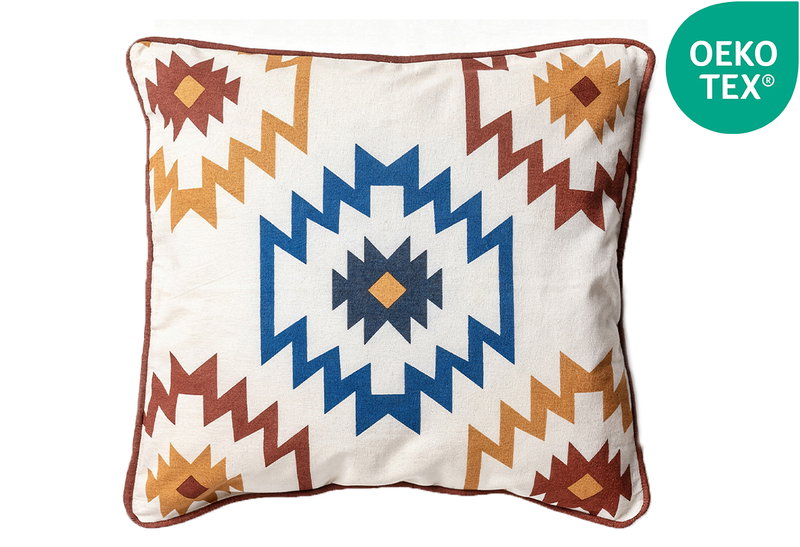 Διακοσμητικό Μαξιλάρι Zakartex Boho Camel 60x60cm