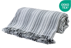 Ριχτάρι Easy Home Ganesha 230x180cm Grey Stripes