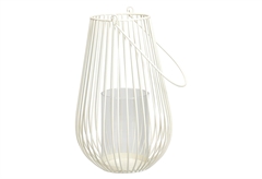 Φανάρι Glossy 35cm Λευκό