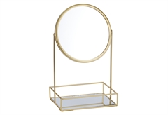 Καθρέπτης Επιτραπέζιος 19x32cm με Ράφι