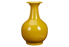 Βάζο Shiny 38cm Κίτρινο