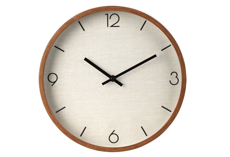 Ρολόι Τοίχου Wood Φ30cm σε 3 Σχέδια