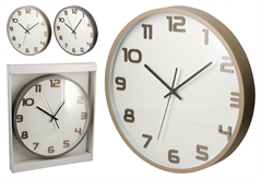 Ρολόι Τοίχου Φ35cm σε 2 Σχέδια