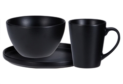 Σετ Πρωινού 6τμχ Μαύρο