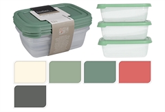 Σετ Φαγητοδοχεία 3τμχ σε 5 Αποχρώσεις