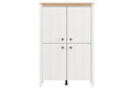 Βιτρίνα Bedford Μ85.5xΠ33.5xΥ130.5cm Λευκό