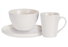 Σετ Πρωινού 6τμχ Λευκό