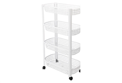 Τρόλεϊ Κουζίνας 4 Επιπέδων 46.5x26cm