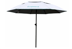 Ομπρέλα Παραλίας Nattera Blackout Cool White Φ2m