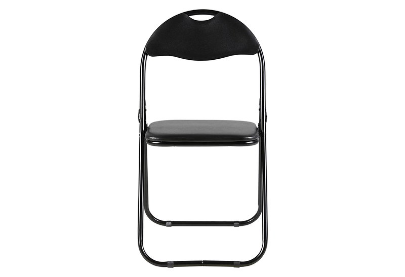 Καρέκλα Πτυσσόμενη Homefit M45.5xΠ43.5xΥ78cm Μαύρη