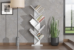 Βιβλιοθήκη Forma Ideale Monopoly M49xΠ24xY148.5cm Λευκή