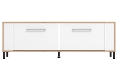 Έπιπλο Τηλεόρασης Durham Λευκό/Oak M157xΠ40xY52cm