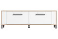 Έπιπλο Τηλεόρασης Durham Λευκό/Oak M157xΠ40xY52cm