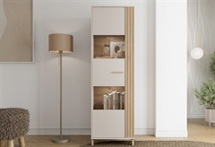 Βιτρίνα Forma Ideale Belfort Μ59.5xΠ40xΥ192.5cm Cashmere