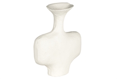 Βάζο Μεταλλικό Eglo Living Chelek 21cm Off White