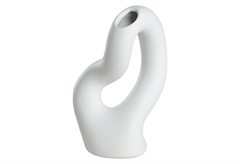 Βάζο Κεραμικό Eglo Living Ambilobe 15cm Λευκό