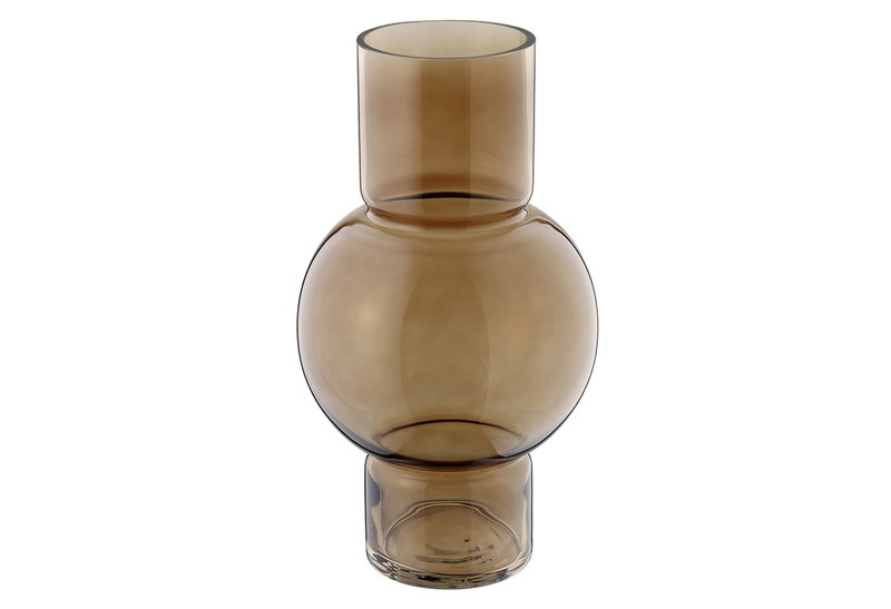Βάζο Γυάλινο Eglo Living Ampitabe 28cm Καφέ