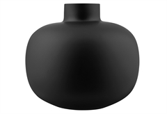 Βάζο Γυάλινο Eglo Living Siranana 11.8cm Μαύρο