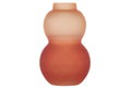 Βάζο Γυάλινο Eglo Living Bevato 22.5cm Πορτοκαλί Κόκκινο
