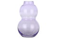 Βάζο Γυάλινο Eglo Living Bevato 22.5cm Λιλά
