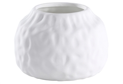 Βάζο Κεραμικό Eglo Living Lovran 10cm Λευκό