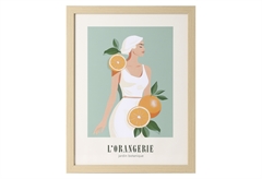 Κάδρο Eglo Living Tintane Orange Lady 33x43cm