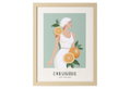 Κάδρο Eglo Living Tintane Orange Lady 33x43cm