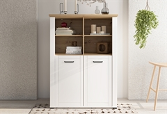 Βιτρίνα Forma Ideale Valencia Μ103.5xΠ41xΥ143cm Λευκή