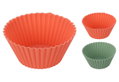 Σετ Φόρμα Σιλικόνης για Muffins Φ7x3.5cm 8τμχ