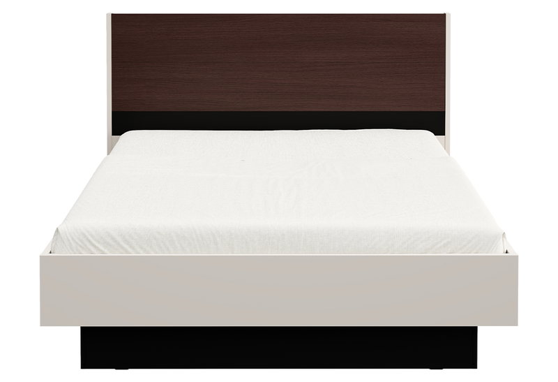 Κρεβάτι Διπλό Colhida Cashmere/Καρυδί για Στρώμα 200x160cm