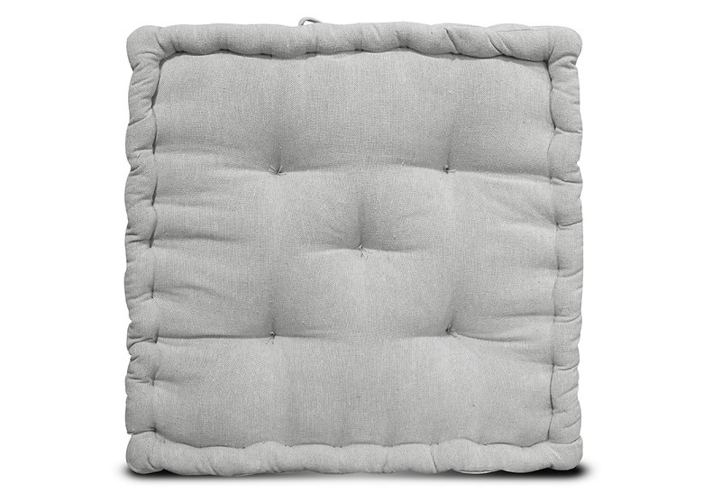 Μαξιλάρι Δαπέδου Easy Home Indra 40x40cm Γκρι