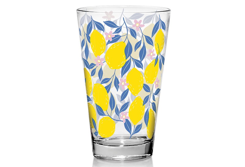 Σετ Ποτήρια Νερού Marva Home Pop Lemon 310ml 3τμχ