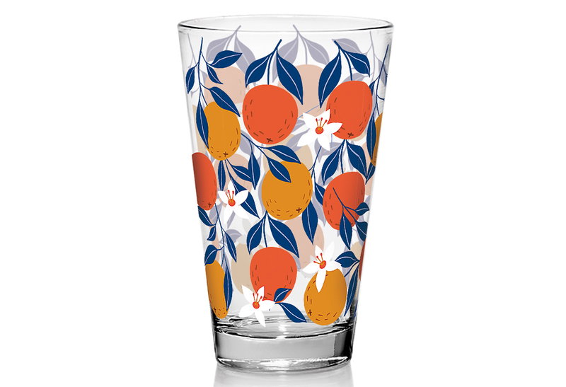 Σετ Ποτήρια Νερού Marva Home Pop Orange 310ml 3τμχ
